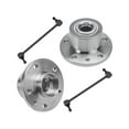 thumbnail image 1 of Front Wheel Hub and Sway Bar Link Kit - Compatible with 2010 - 2017 Volvo XC60 2011 2012 2013 2014 2015 2016, 1 of 2