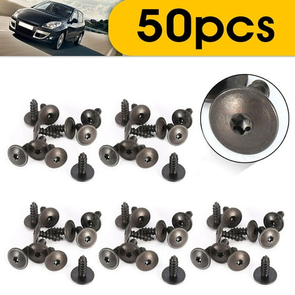 Front Wheel Self-Tapping Screws for Audi Q5, A1, A3, A4, A5, A6, A8, Q3, Q7 &  Mudflap Metal Screws, Universal For Audi