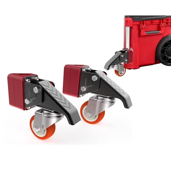 Front Wheels Upgrade Kit for System - Easy Rolling Dolly Conversion.Accessories for Rolling Tool Box.