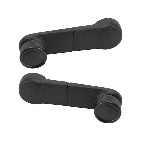 Front Window Crank Handle Set 2 Piece - Compatible with 1984 - 1990 Ford Bronco II 1985 1986 1987 1988 1989