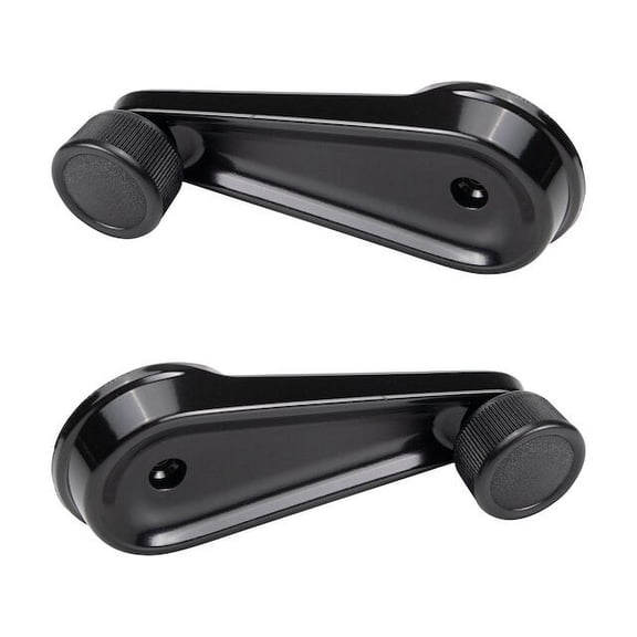 Front Window Crank Handle Set 2 Piece - Compatible with 1990 - 2002 International 4700LP 1991 1992 1993 1994 1995 1996 1997 1998 1999 2000 2001