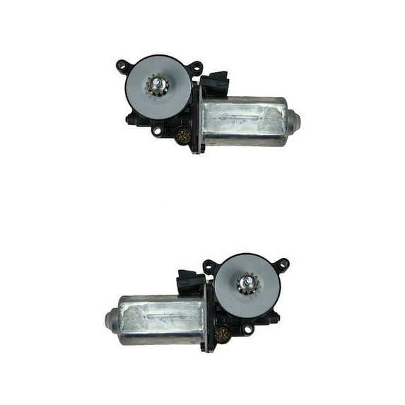 Front Window Motor Set 2 Piece - Compatible with 1996 - 2002 Chevy Express 3500 1997 1998 1999 2000 2001
