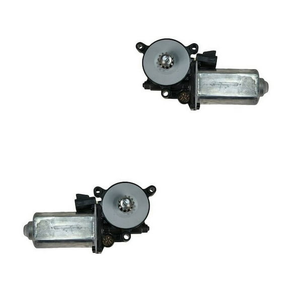 Front Window Motor Set 2 Piece - Compatible with 1996 - 2002 GMC Savana 1500 1997 1998 1999 2000 2001