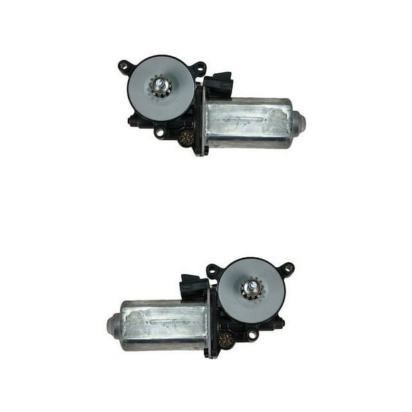 Front Window Motor Set 2 Piece - Compatible with 1996 - 2002 GMC Savana 1500 1997 1998 1999 2000 2001