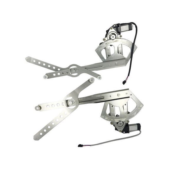 Front Window Regulator Kit - Compatible with 1988 - 2000 Chevy C3500 1989 1990 1991 1992 1993 1994 1995 1996 1997 1998 1999