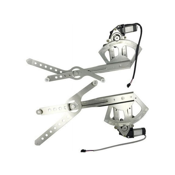 Front Window Regulator Kit - Compatible with 1988 - 2000 GMC C3500 1989 1990 1991 1992 1993 1994 1995 1996 1997 1998 1999