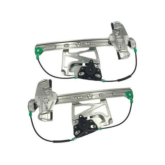 Front Window Regulator Kit - Compatible with 2000 - 2005 Cadillac DeVille 2001 2002 2003 2004
