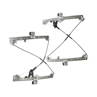 Front Left Door Glass & Window Regulator Kit For GMC Yukon / Chevy Silverado 2000-2006