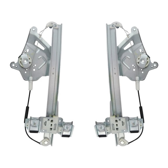 Front Window Regulator Set 2 Piece - Compatible with 2000 - 2005 Buick LeSabre 2001 2002 2003 2004