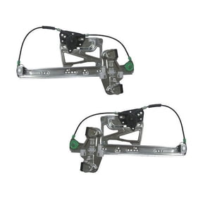 Front Window Regulator Set 2 Piece - Compatible with 2000 - 2005 Cadillac DeVille 2001 2002 2003 2004
