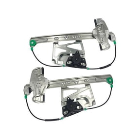 Front Window Regulator Set of 2 - without Motors - Compatible with 2000 - 2005 Cadillac DeVille 2001 2002 2003 2004