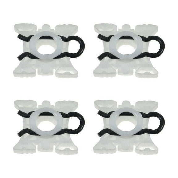 Front Window Regulator Sliding Pivot Set 4 Piece Set - Compatible with 1992 - 1995 BMW 325i 1993 1994