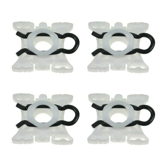 Front Window Regulator Sliding Pivot Set 4 Piece Set - Compatible with 1998 - 1999 BMW 323i