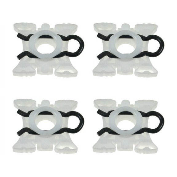 Front Window Regulator Sliding Pivot Set 4 Piece Set - Compatible with 1998 - 1999 BMW 323i