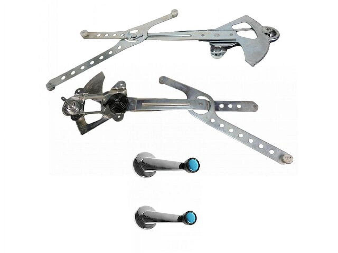 4-pc Manual Window Crank Handle Kit Set Front & Rear For Dodge Jeep Plymouth