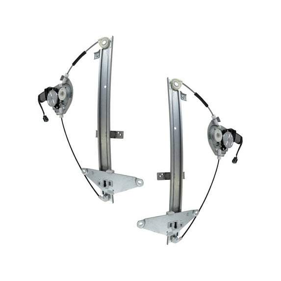 Front Window Regulator and Motor Kit 2 Piece - Compatible with 1994 - 1997 Isuzu Rodeo 1995 1996