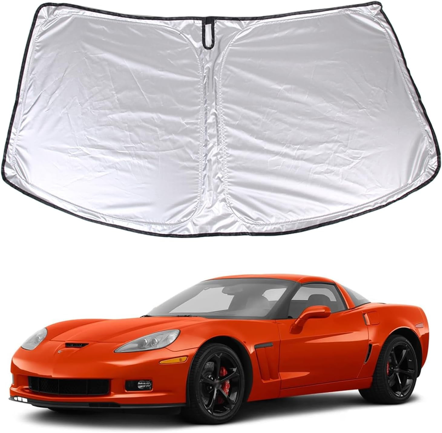 Front Window Sun Shade for Corvette C6 2005-2013, Front Windshield ...