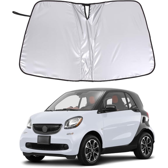 Front Window Sun Shade for Smart 2015-2021, Front Windshield Sunshade, Sun Visor Blocker