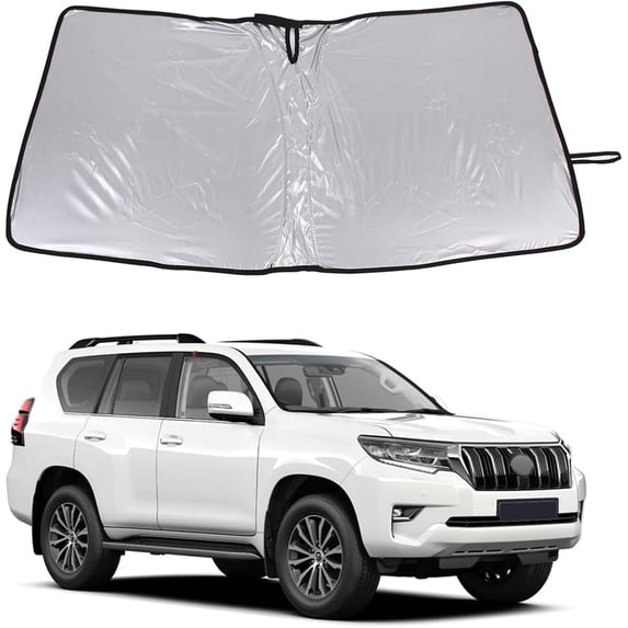 Front Window Sun Shade for Toyo-ta Prado J150 2007-2023, Front Windshield Sunshade, Sun Visor Blocker