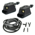 thumbnail image 1 of Front Windscreen Wiper Arm Washer Nozzles Jet 4 Way Adjustable Check Valves Tube, 1 of 10