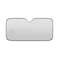 Front Windshield Sun Shade - Accordion Folding Double-sided Auto Sunshade For Medium And Small Car 51 X 23 Inch (Gray)