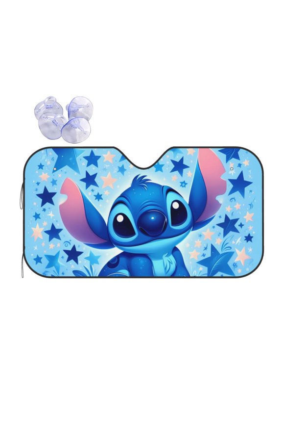 Front Windshield Sun Shade Stitch Folding Shield UV Ray Blocks Visor Protector for Car Truck SUV Medium