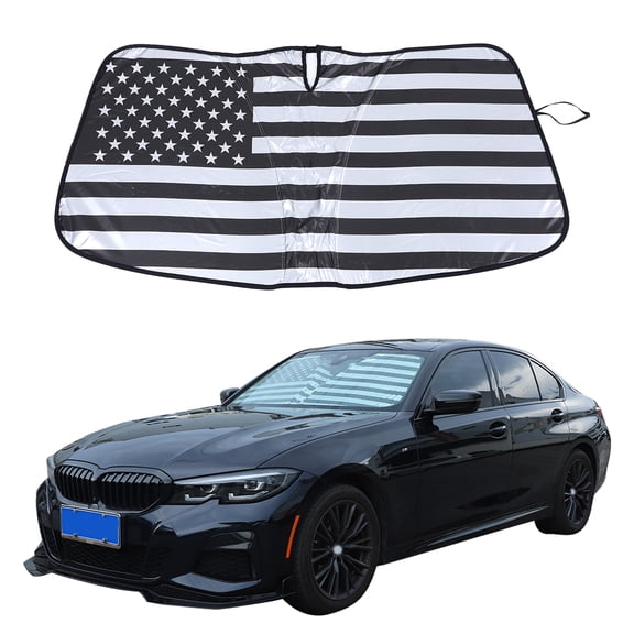 Front Windshield Sunshade for BMW 3 Series/4 Series/i3/i4 2020, Front Window Sun Shade, Foldable Reflective Sun Visor, Screen Shield Cover UV Blocker Protector HeatShield