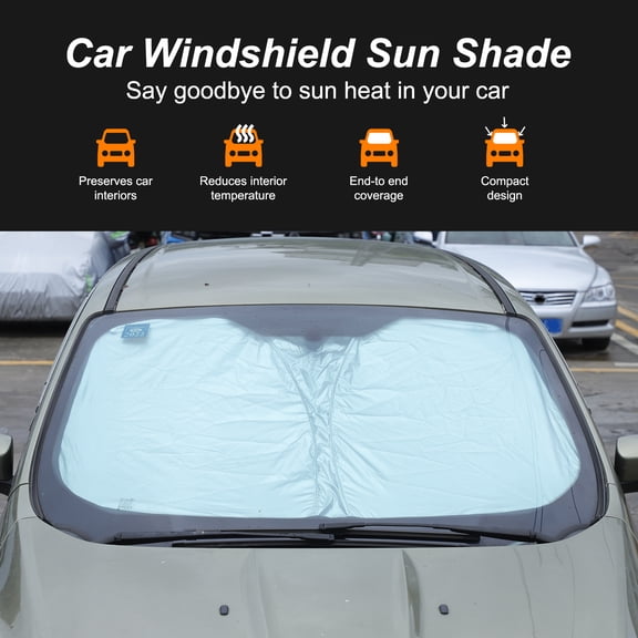 Front Windshield Sunshade for Ford KUGA  2013-2019 accessories Windshield Sun shade Sun Visor UV Blocker Privacy Protector Custom Sunscreen Heatshield Keep Your Car Cooler Resilient & Flippable