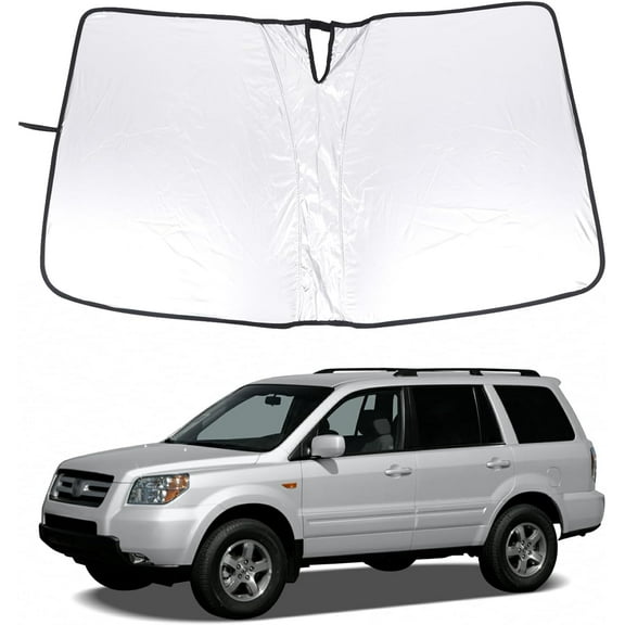 Front Windshield Sunshade for Honda Pilot 2003-2008 Accessories Windshield Sun shade Sun Visor UV Blocker Privacy Protector Custom Fit Sunscreen Heatshield