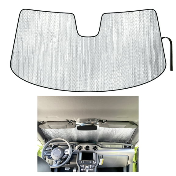Front Windshield Sunshade for 2015-2023 Ford Mustang Coupe Convertible