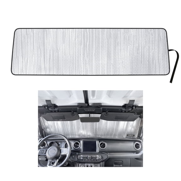 Yellopro Auto Front Windshield Sunshade for 2020-2025 Jeep Gladiator Pickup - No Sensor