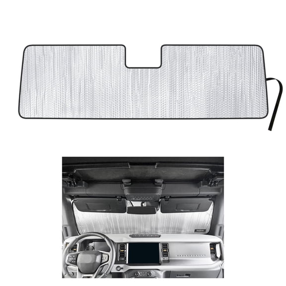 Yellopro Auto Front Windshield Sunshade for 2021-2025 Ford Bronco SUV - (Not for Sport Model)