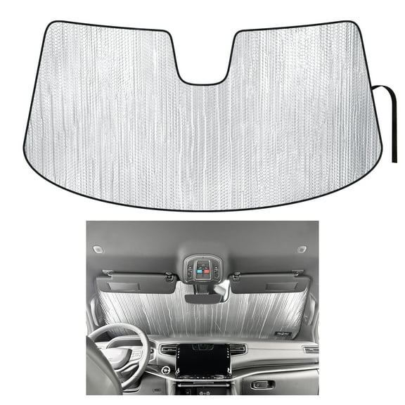 Yellopro Auto Front Windshield Sunshade for 2022-2025 Jeep Wagoneer SUV (Does Not Fit Grand Wagoneer)
