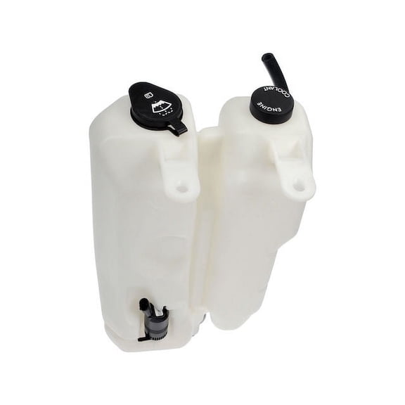 Front Windshield Washer Fluid Reservoir and Coolant Tank - Compatible with 1995 - 2005 GMC Safari with Rear Wiper 1996 1997 1998 1999 2000 2001 2002 2003 2004