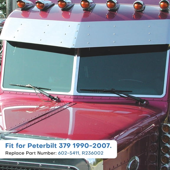 Front Windshield Wiper Arm Compatible for Peterbilt 379 1990-2007 Replaces R2366002 602-5411