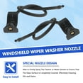 thumbnail image 1 of Front Windshield Wiper Nozzle Kit for 2011 2012 2013 2014 Ford Mustang Explorer, 1 of 9