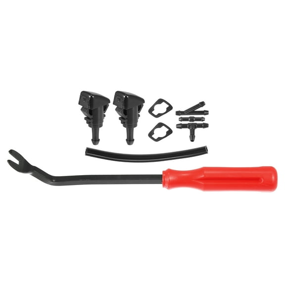 Front Windshield Wiper Washer Nozzle Spray Jet Kit 86636FG051 86636FG050 for Subaru Impreza WRX STI 2008-2014 7pcs