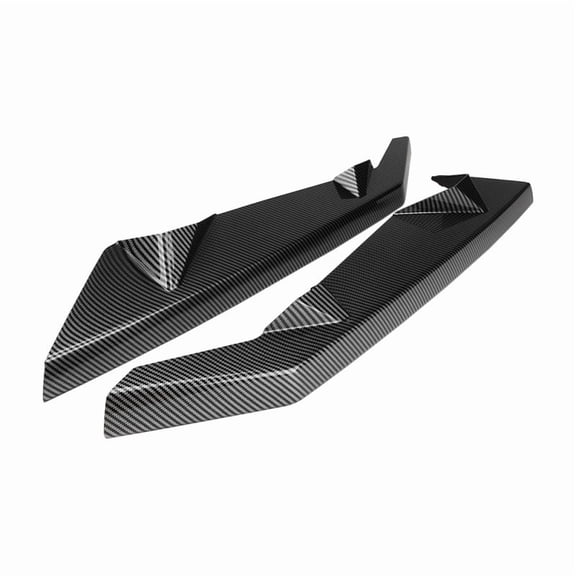 Front Wing Guards Compatible with Polaris Slingshot 2020-2024 Carbon Fiber Style Front Bumper Winglet Front Wing Protector