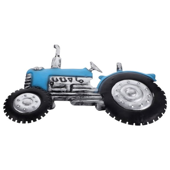 Front Wrought Iron Tractor Patio Decor Office Decor 27x20cm Sky-blue
