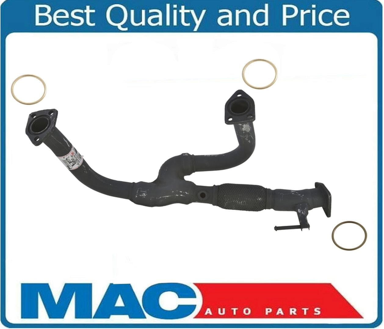 Front Y Engine Exhaust Pipe W/ Gaskets for Honda Odyssey 2002-2004