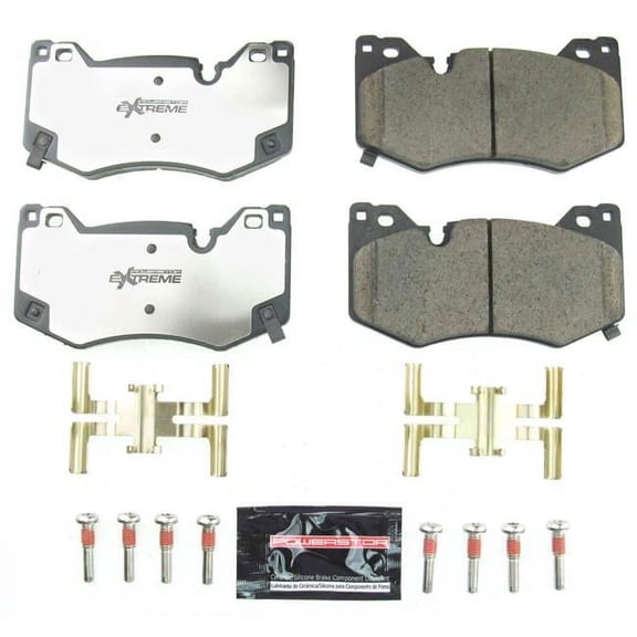 Front Z26 Extreme Street Brake Pads with Hardware for 2020 Chevrolet Corvette