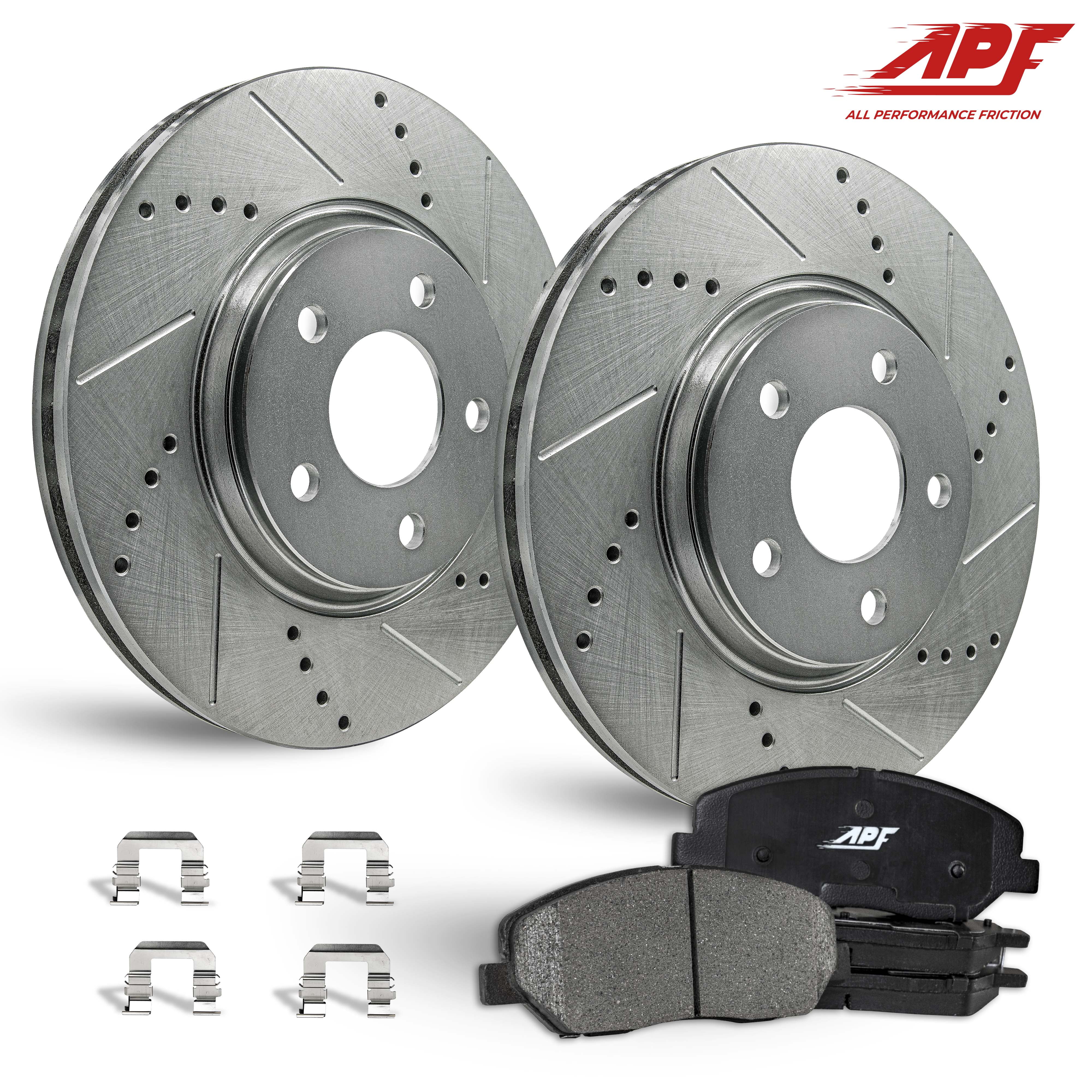 Dynamic Friction Company Front Rear Geospec Brake Rotors with 5000