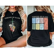 Front and Back Throne of Glass Shirts, to Whatever End Quote Shirt, Terrasen House Galathynius Shirt, Rhysand Fan Gift