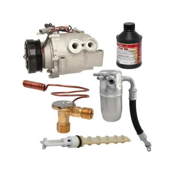 Front and Rear A/C Compressor Kit - Compatible with 2006 - 2009 Chevy Trailblazer 2007 2008