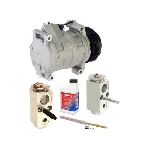Front and Rear A/C Compressor Kit - Compatible with 2008 - 2012 Buick Enclave 2009 2010 2011
