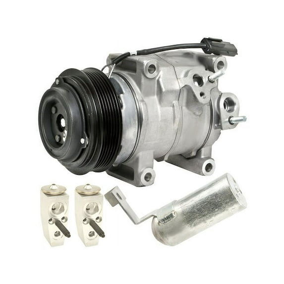 Front and Rear A/C Compressor Kit - Compatible with 2012 - 2014 Dodge Grand Caravan 2013