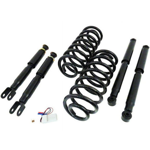 Front and Rear Air Spring to Coil Spring Conversion Kit - Compatible with 2003 - 2006 Cadillac Escalade ESV 2004 2005