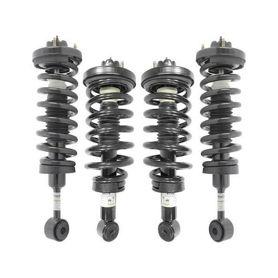 Front and Rear Air Spring to Coil Spring Conversion Kit - Compatible with 2003 - 2006 Ford Expedition 2004 2005