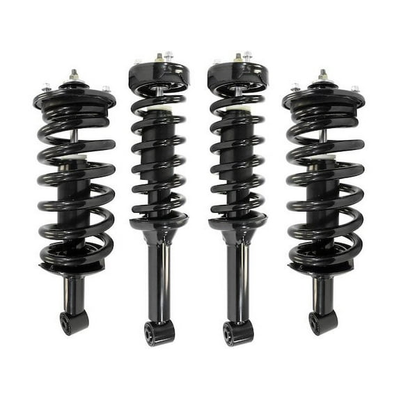 Front and Rear Air Spring to Coil Spring Conversion Kit - Compatible with 2005 - 2009 Land Rover LR3 2006 2007 2008