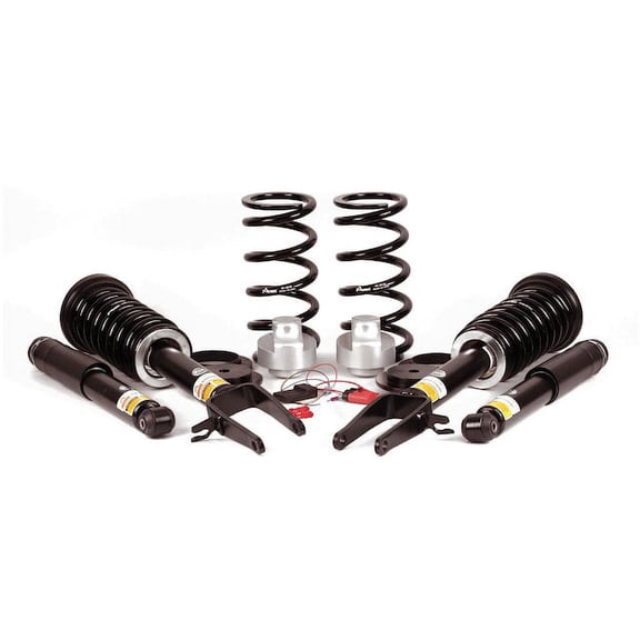 Front and Rear Air Spring to Coil Spring Conversion Kit - Compatible with 2006 - 2009 Mercedes-Benz E350 AWD Wagon 2007 2008